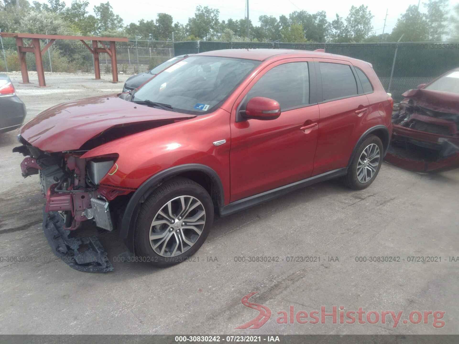 JA4AR3AUXKU008481 2019 MITSUBISHI OUTLANDER SPORT