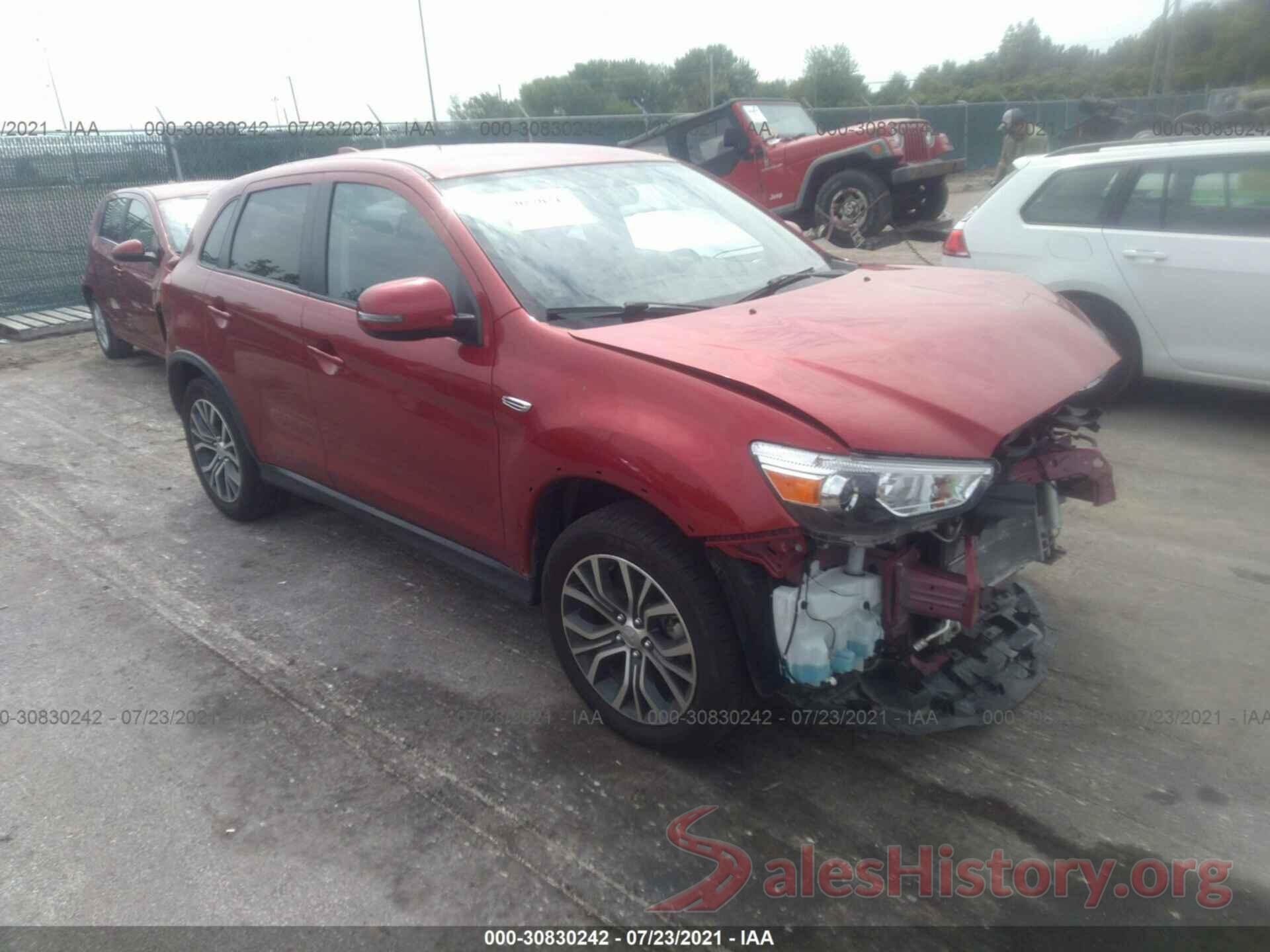 JA4AR3AUXKU008481 2019 MITSUBISHI OUTLANDER SPORT