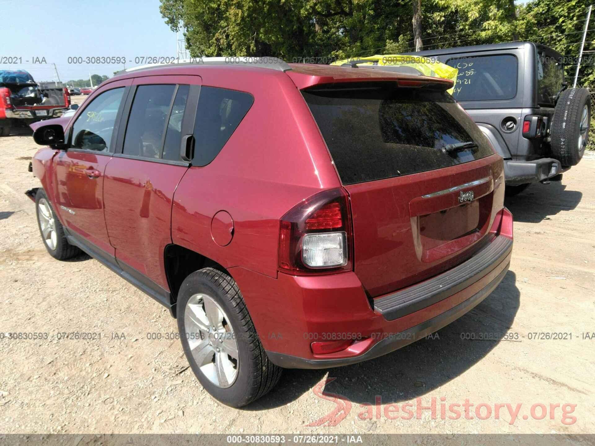 1C4NJCBA1HD148110 2017 JEEP COMPASS