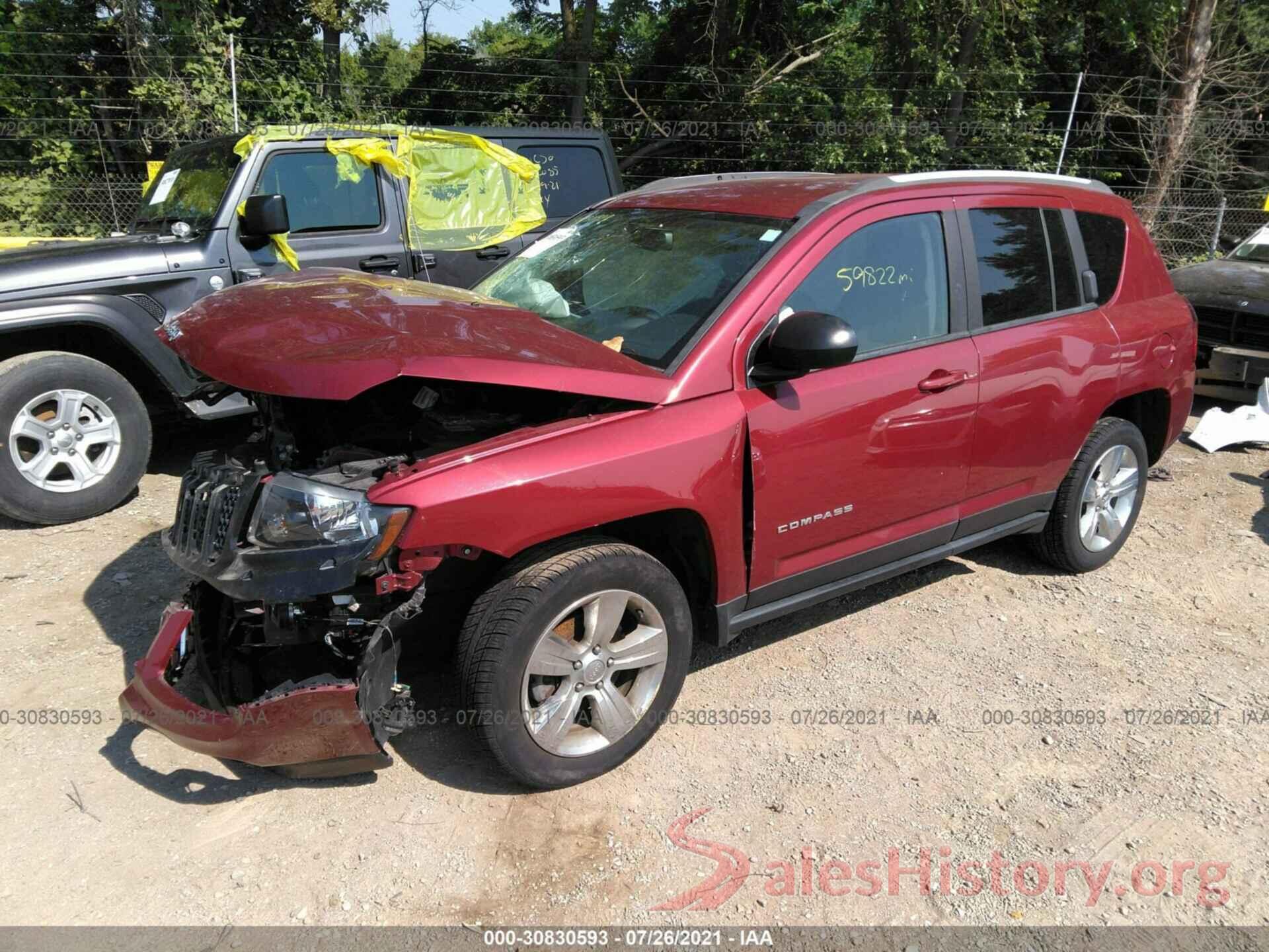 1C4NJCBA1HD148110 2017 JEEP COMPASS