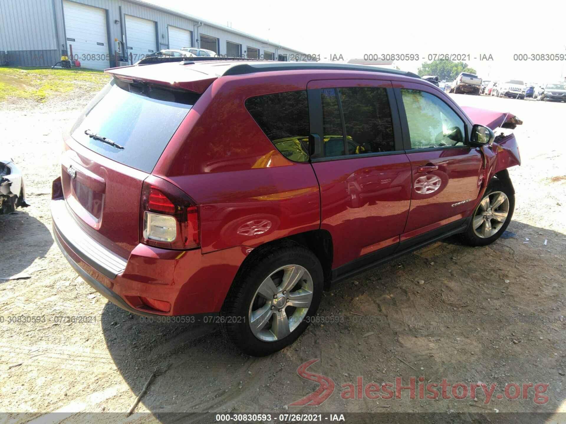 1C4NJCBA1HD148110 2017 JEEP COMPASS