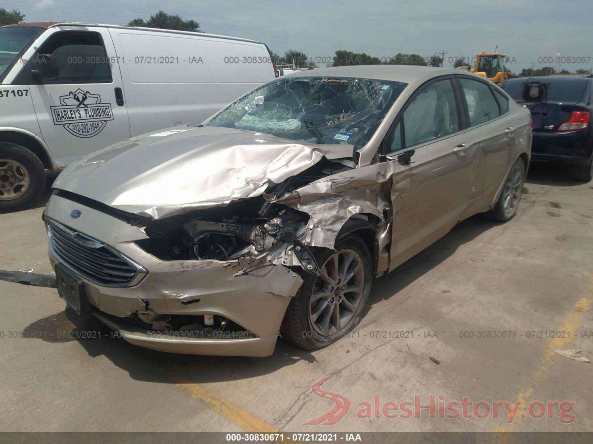 3FA6P0HD2HR311587 2017 FORD FUSION