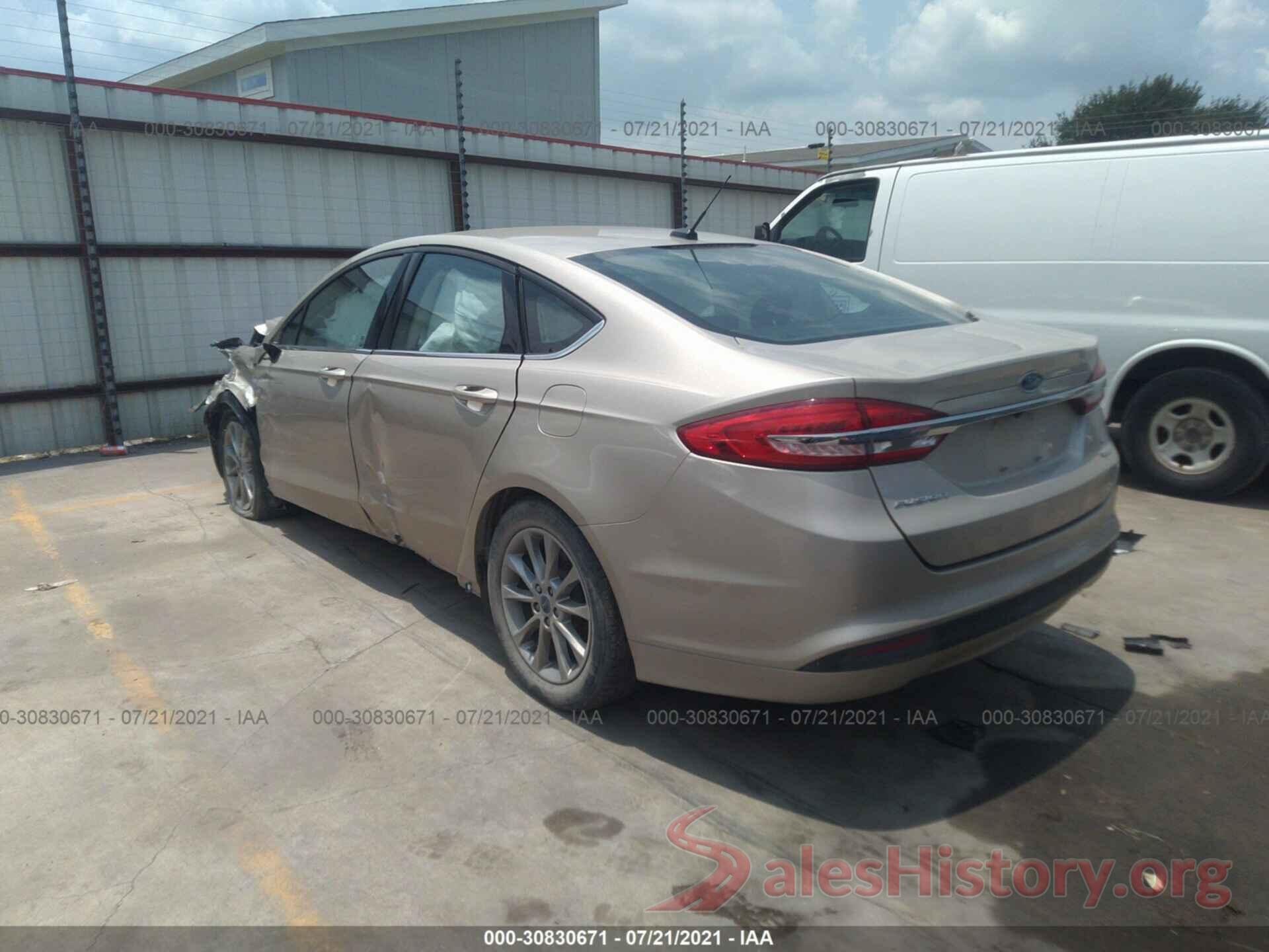 3FA6P0HD2HR311587 2017 FORD FUSION