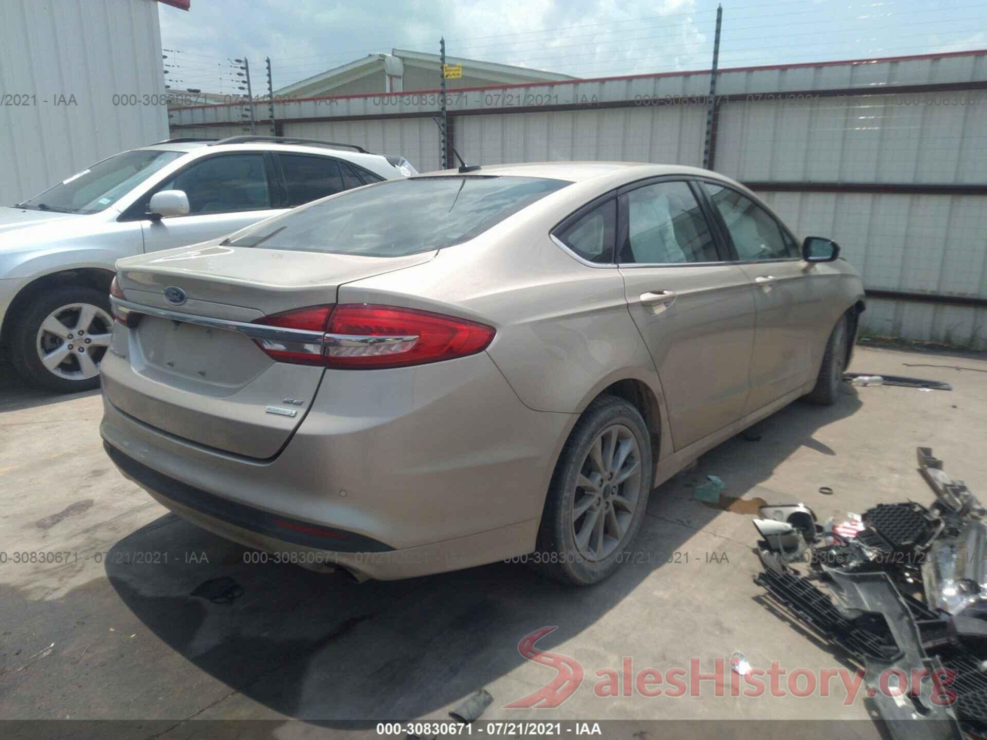 3FA6P0HD2HR311587 2017 FORD FUSION