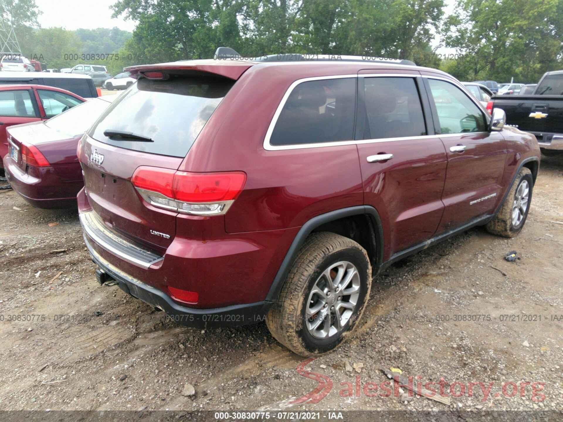 1C4RJFBG3GC357683 2016 JEEP GRAND CHEROKEE