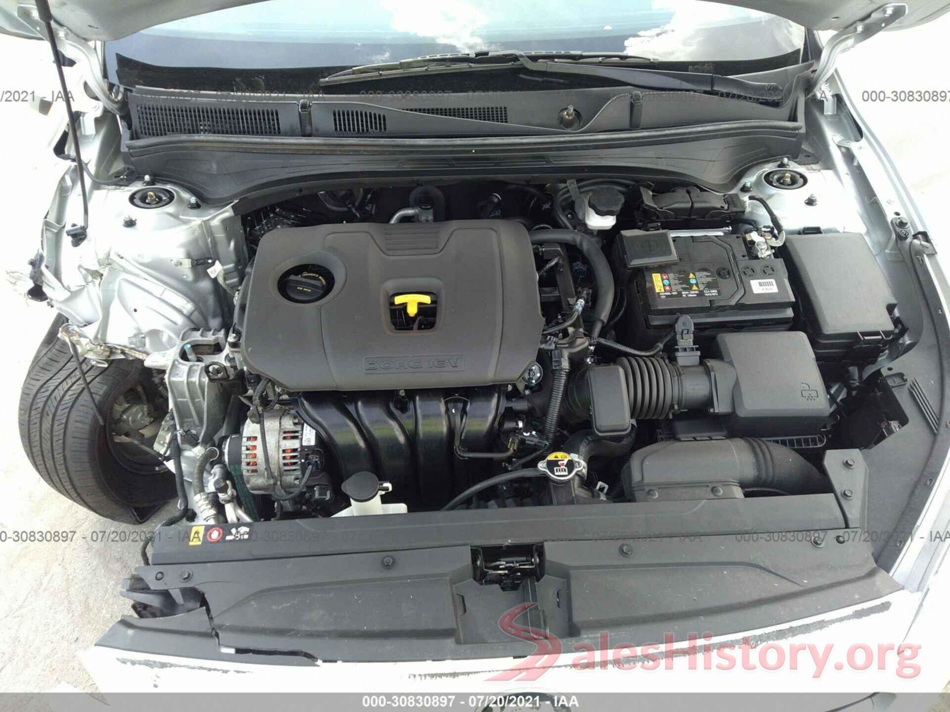 3KPF24AD7ME283166 2021 KIA FORTE