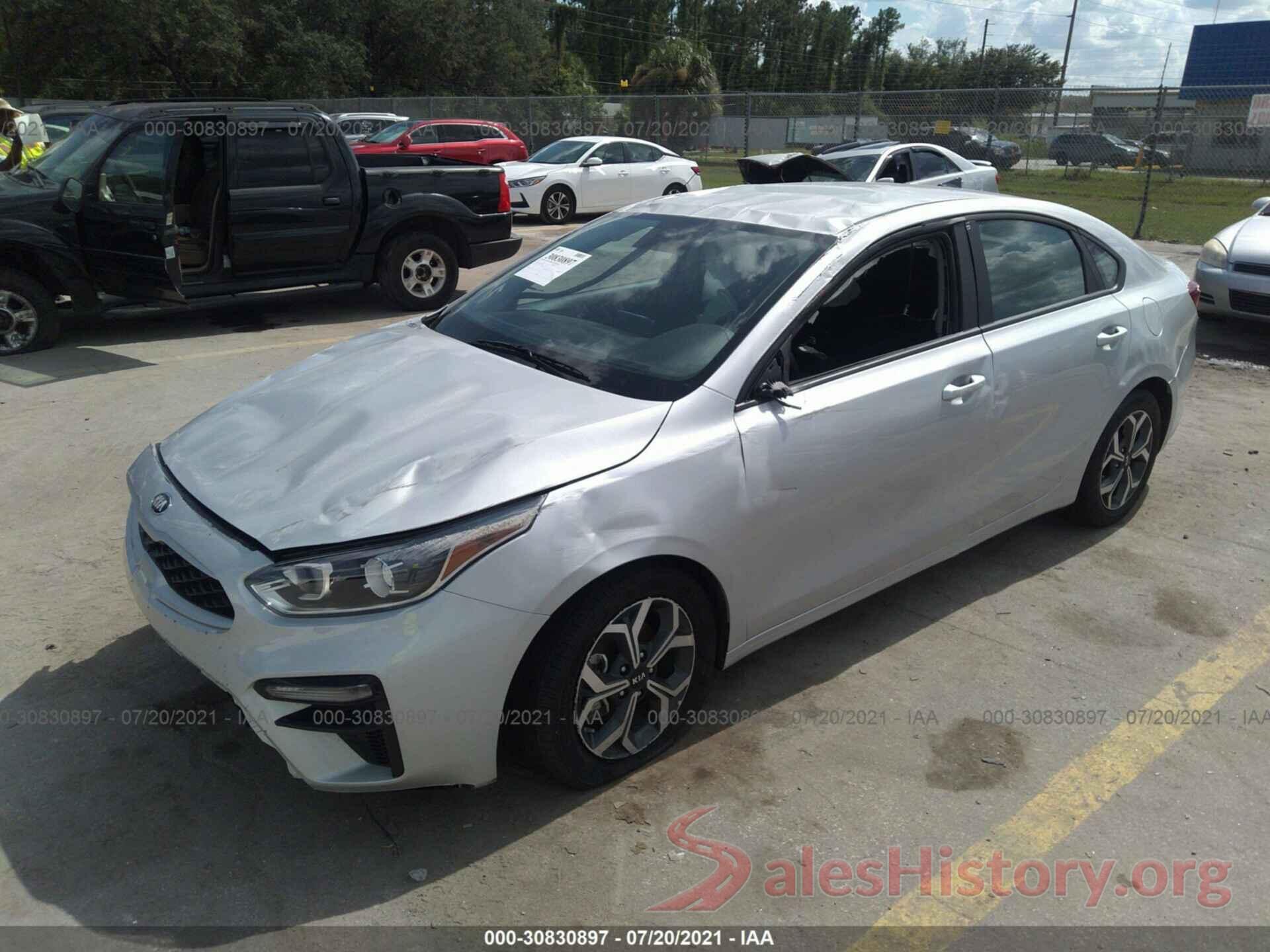 3KPF24AD7ME283166 2021 KIA FORTE