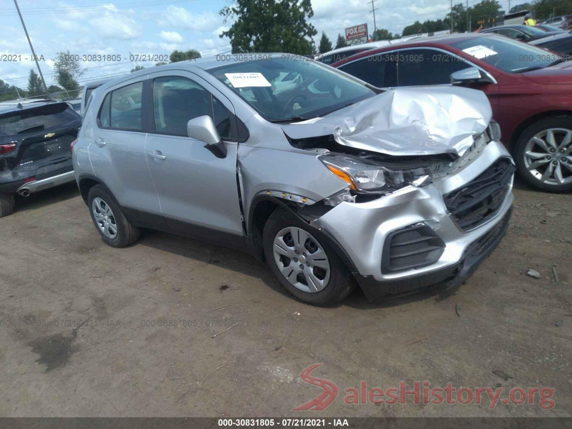 KL7CJKSB7HB177999 2017 CHEVROLET TRAX