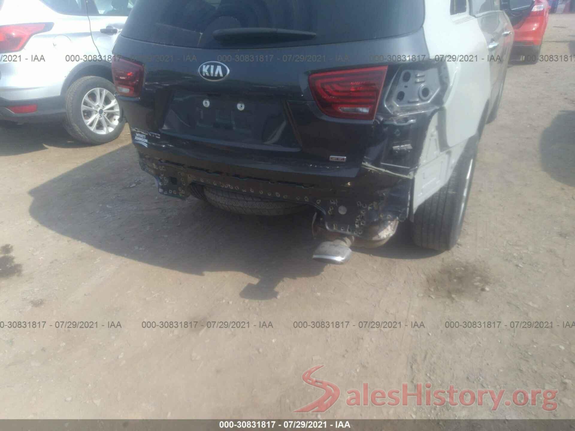 5XYPGDA38KG449661 2019 KIA SORENTO