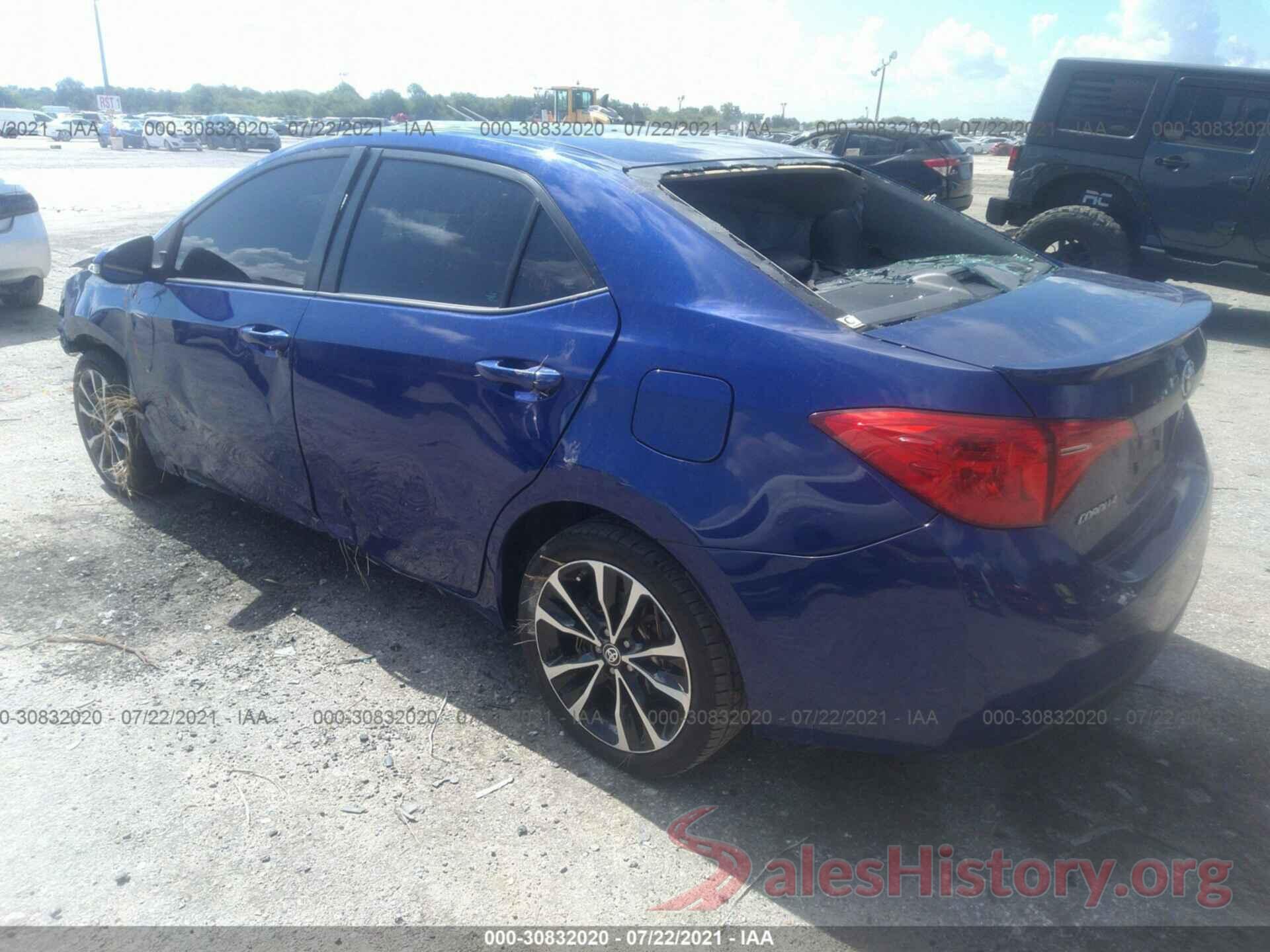 5YFBURHE7HP622212 2017 TOYOTA COROLLA