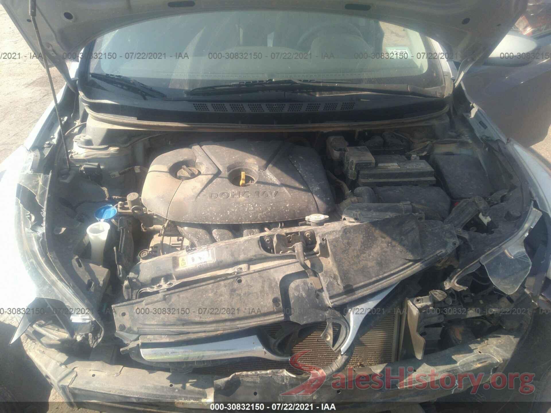 5NPDH4AE8GH737102 2016 HYUNDAI ELANTRA