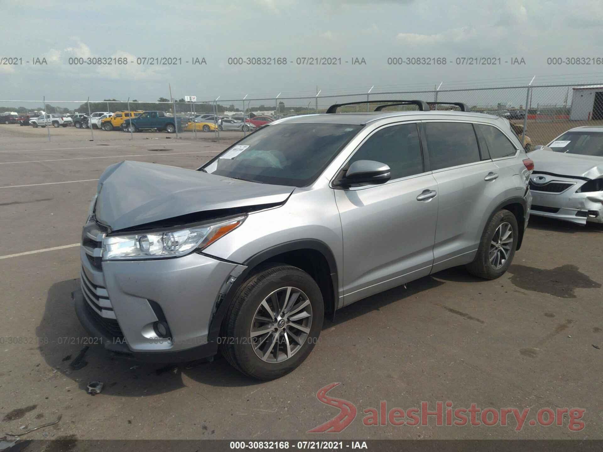 5TDJZRFH3HS466431 2017 TOYOTA HIGHLANDER