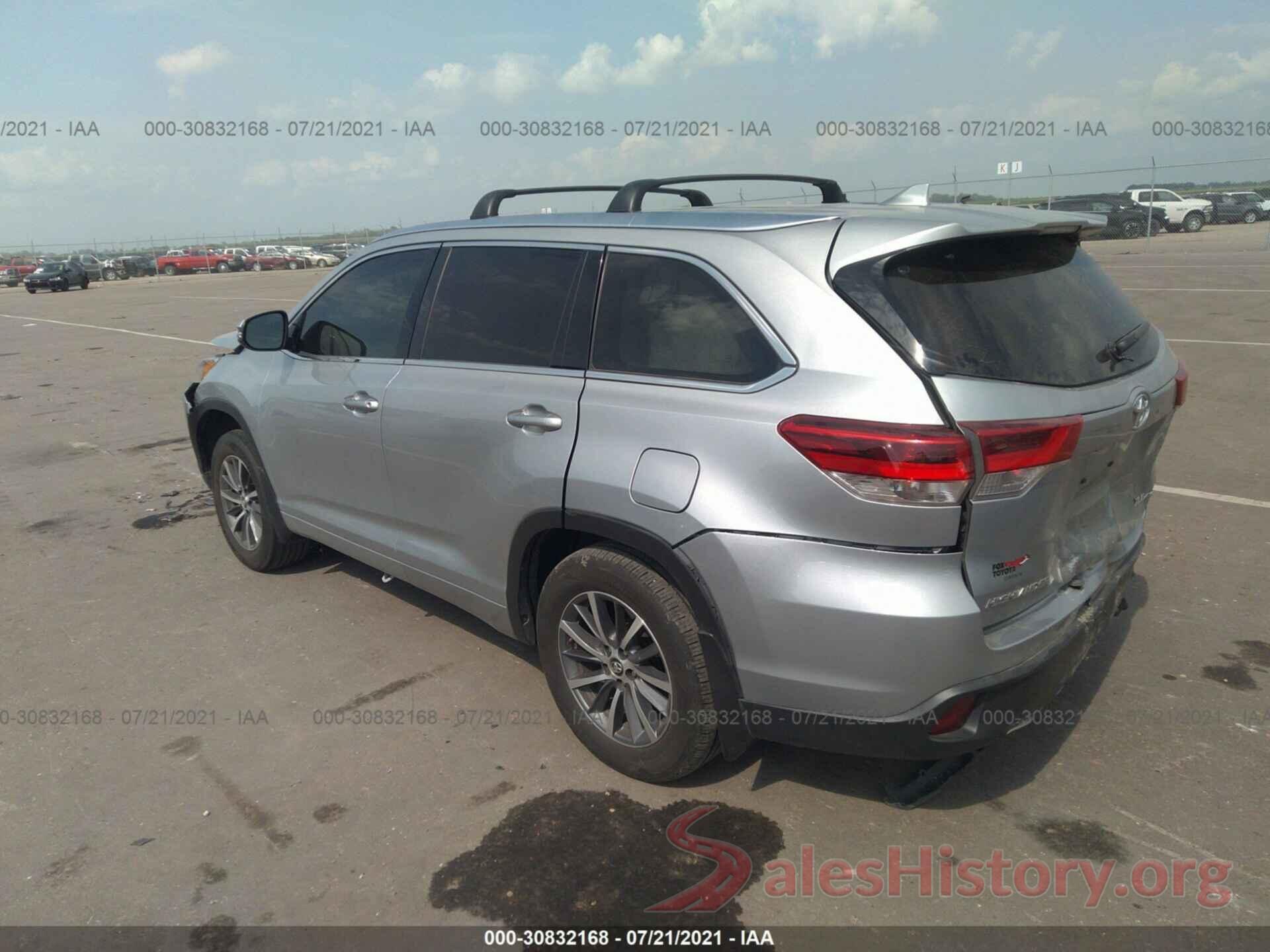 5TDJZRFH3HS466431 2017 TOYOTA HIGHLANDER