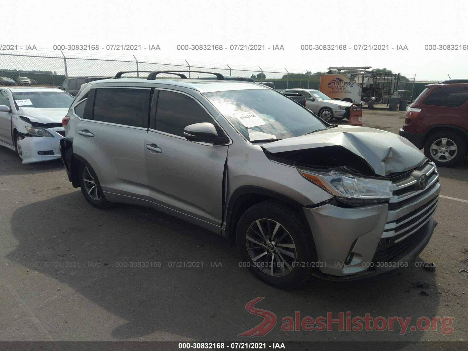 5TDJZRFH3HS466431 2017 TOYOTA HIGHLANDER