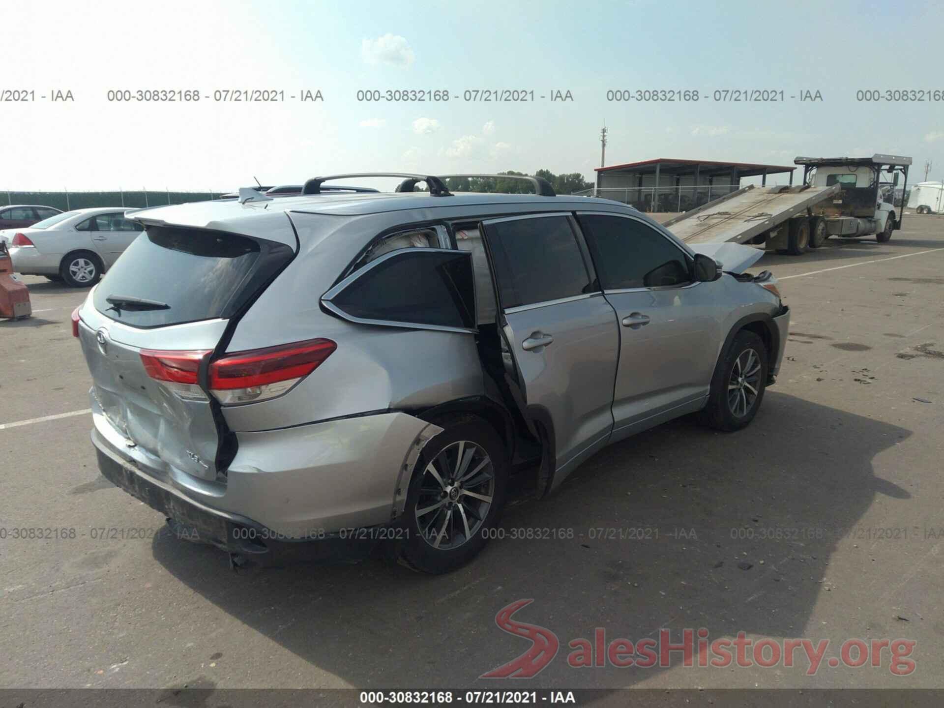 5TDJZRFH3HS466431 2017 TOYOTA HIGHLANDER