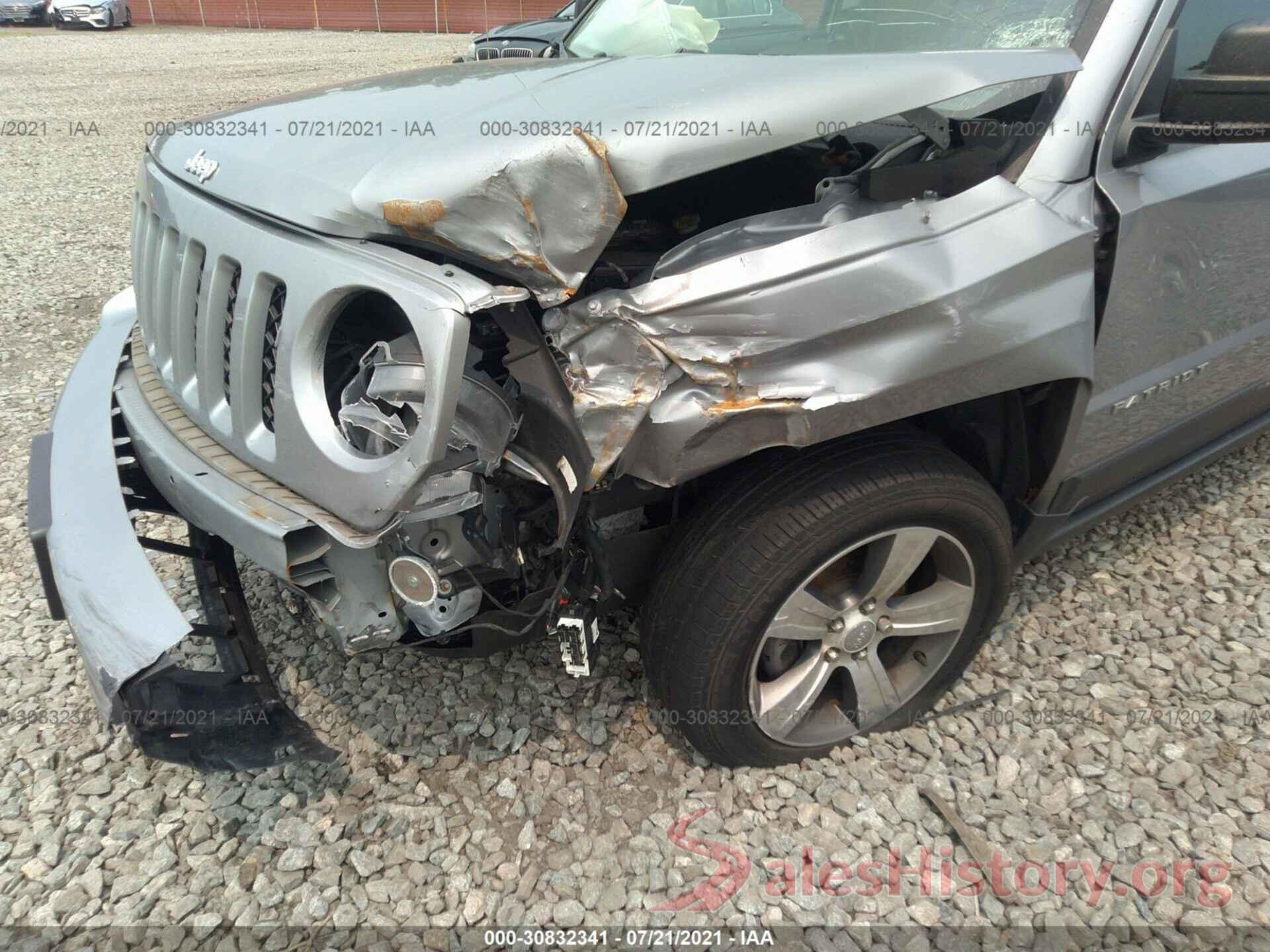 1C4NJRFBXHD181144 2017 JEEP PATRIOT