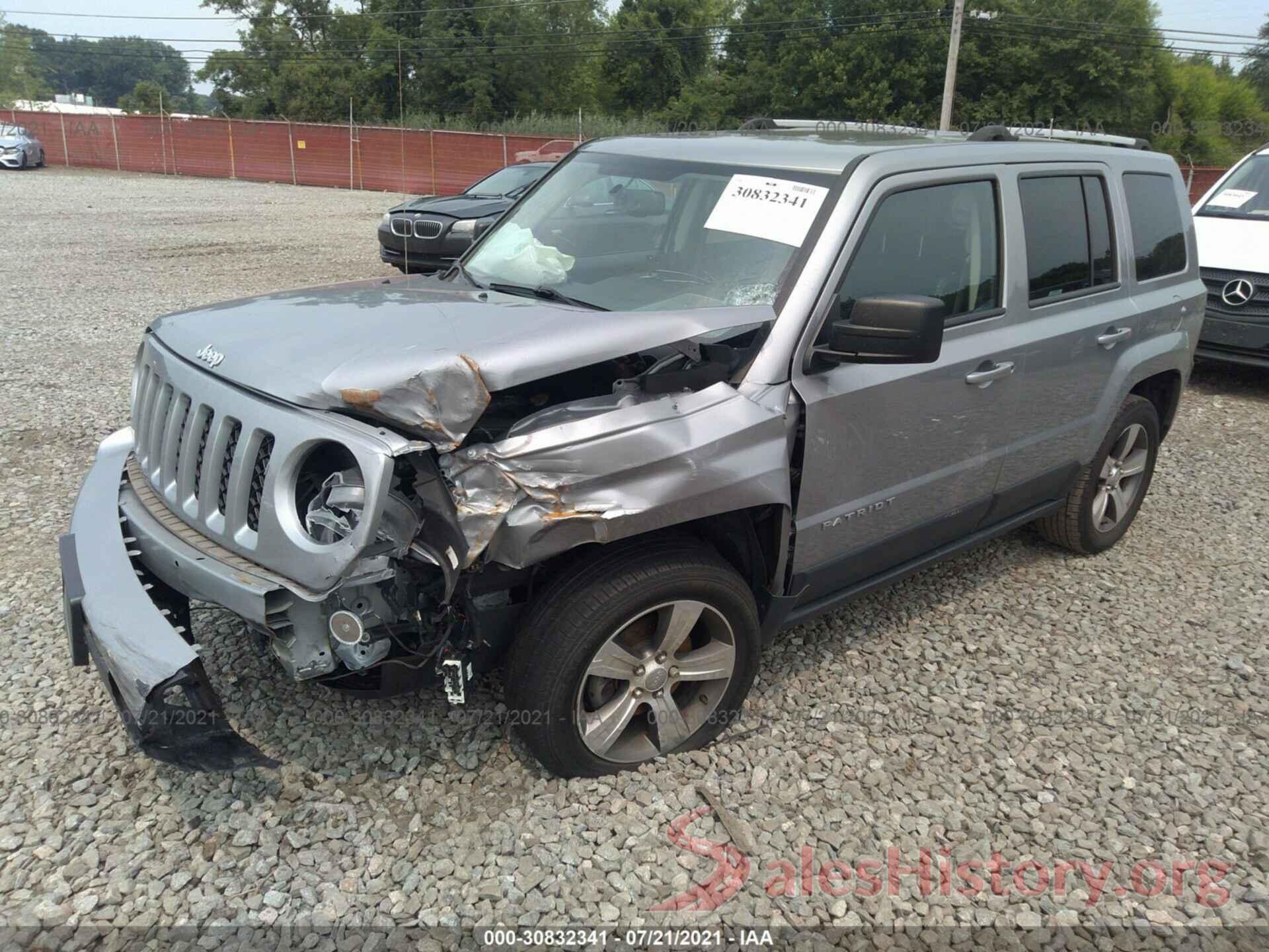 1C4NJRFBXHD181144 2017 JEEP PATRIOT