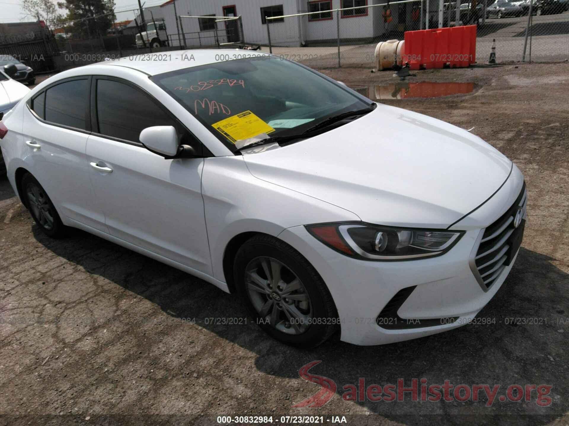 5NPD84LF9JH353228 2018 HYUNDAI ELANTRA