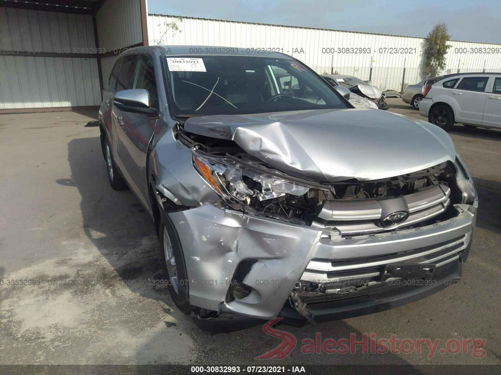 5TDBZRFH1KS980581 2019 TOYOTA HIGHLANDER