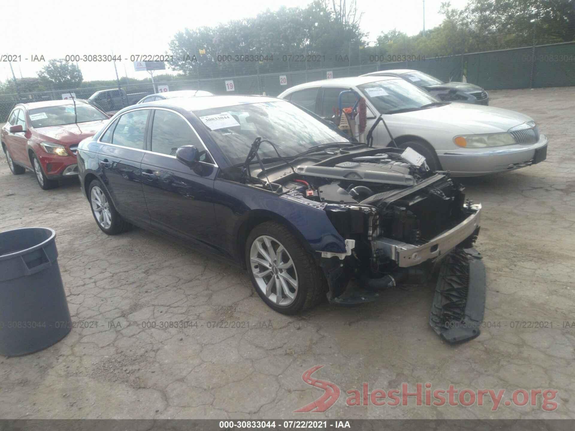 WAUGMAF46KA069269 2019 AUDI A4