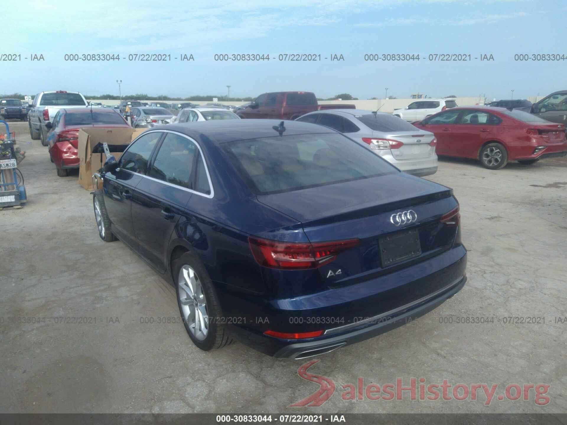 WAUGMAF46KA069269 2019 AUDI A4