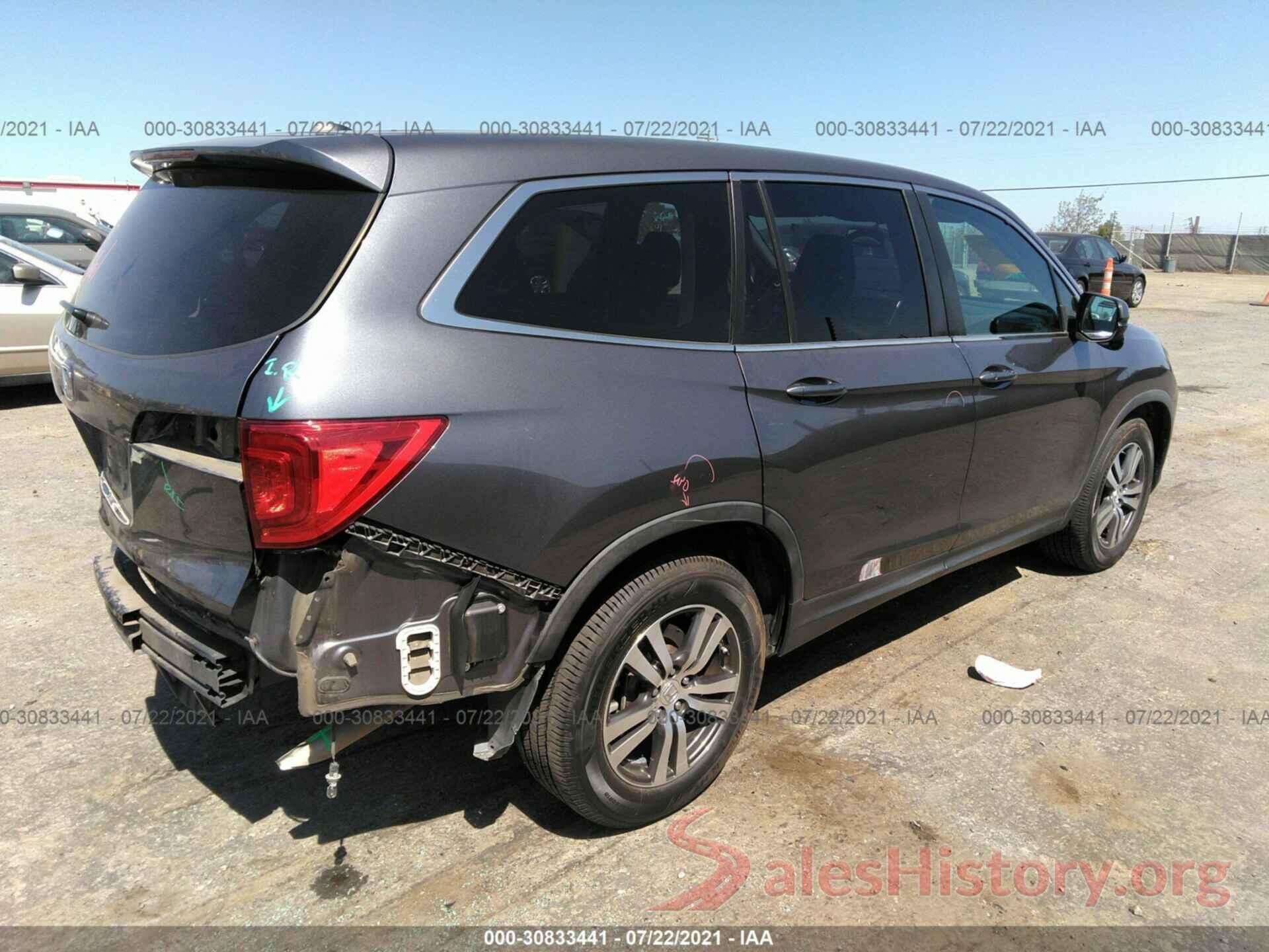 5FNYF5H58GB032723 2016 HONDA PILOT