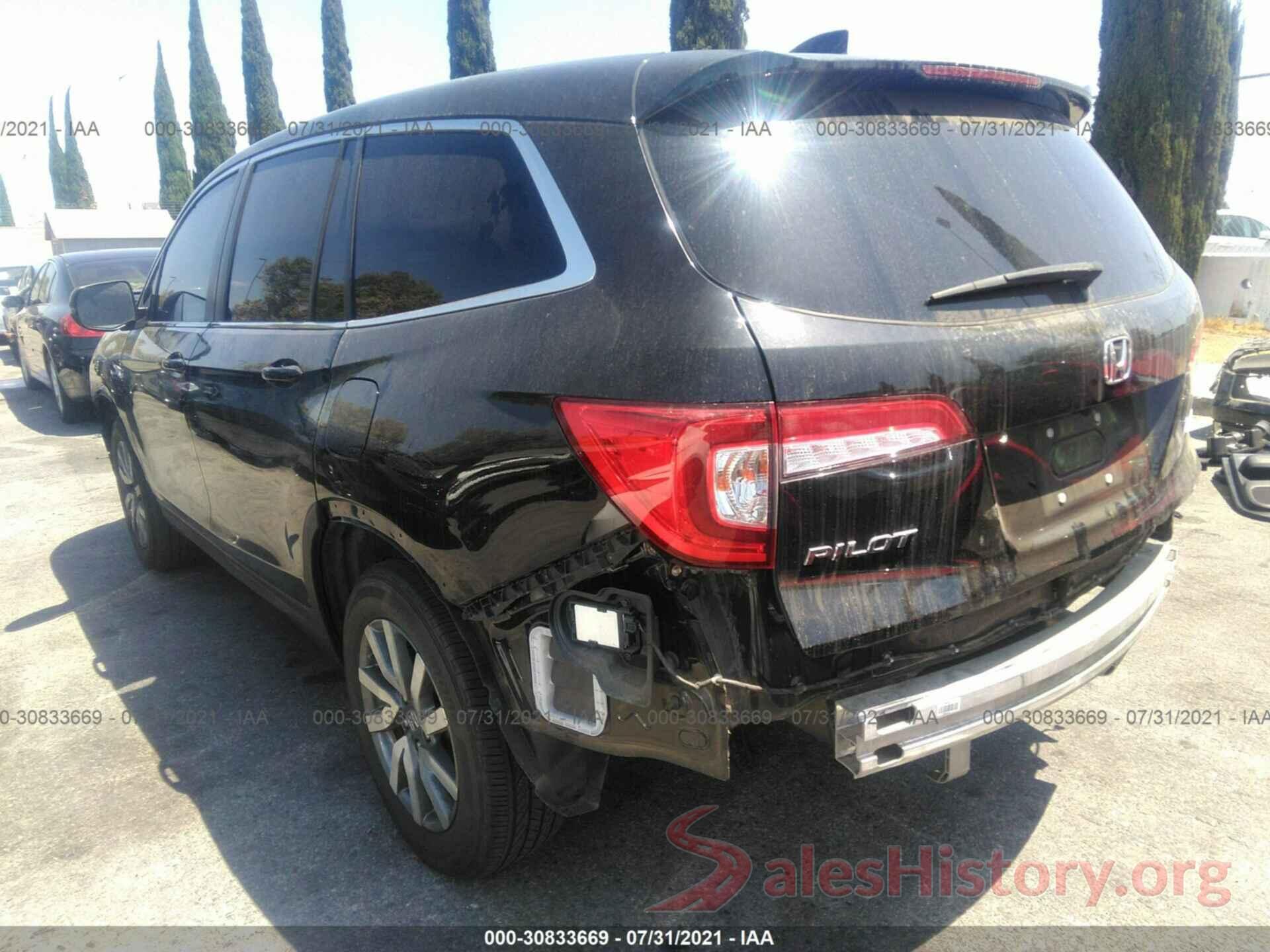 5FNYF6H52KB084847 2019 HONDA PILOT