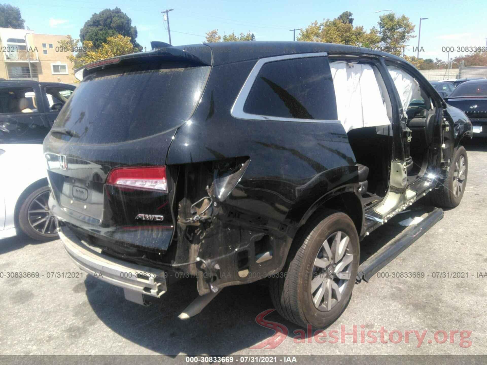 5FNYF6H52KB084847 2019 HONDA PILOT