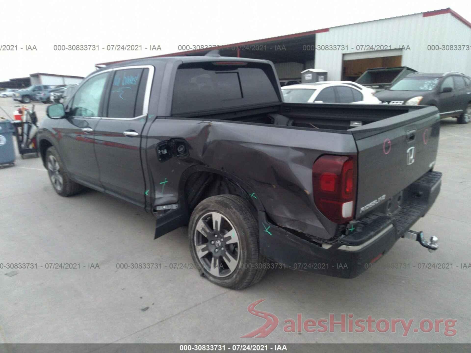 5FPYK3F73KB005613 2019 HONDA RIDGELINE