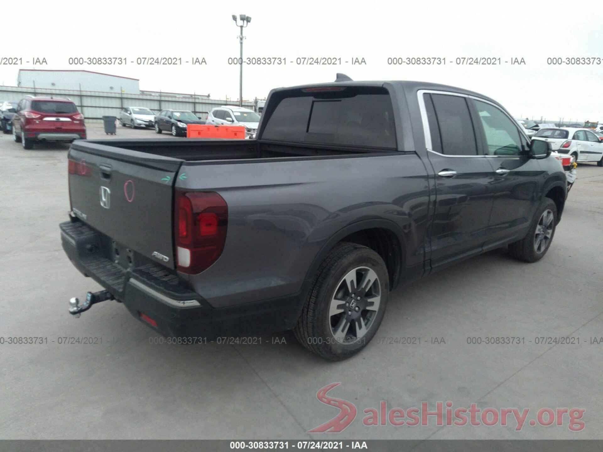 5FPYK3F73KB005613 2019 HONDA RIDGELINE