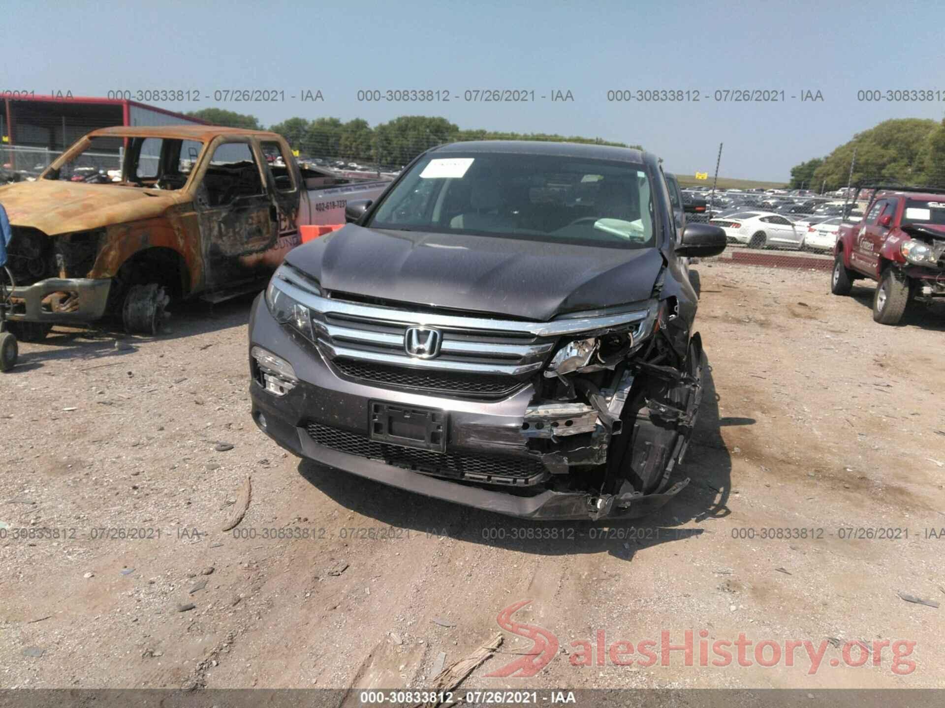 5FNYF6H34GB070194 2016 HONDA PILOT