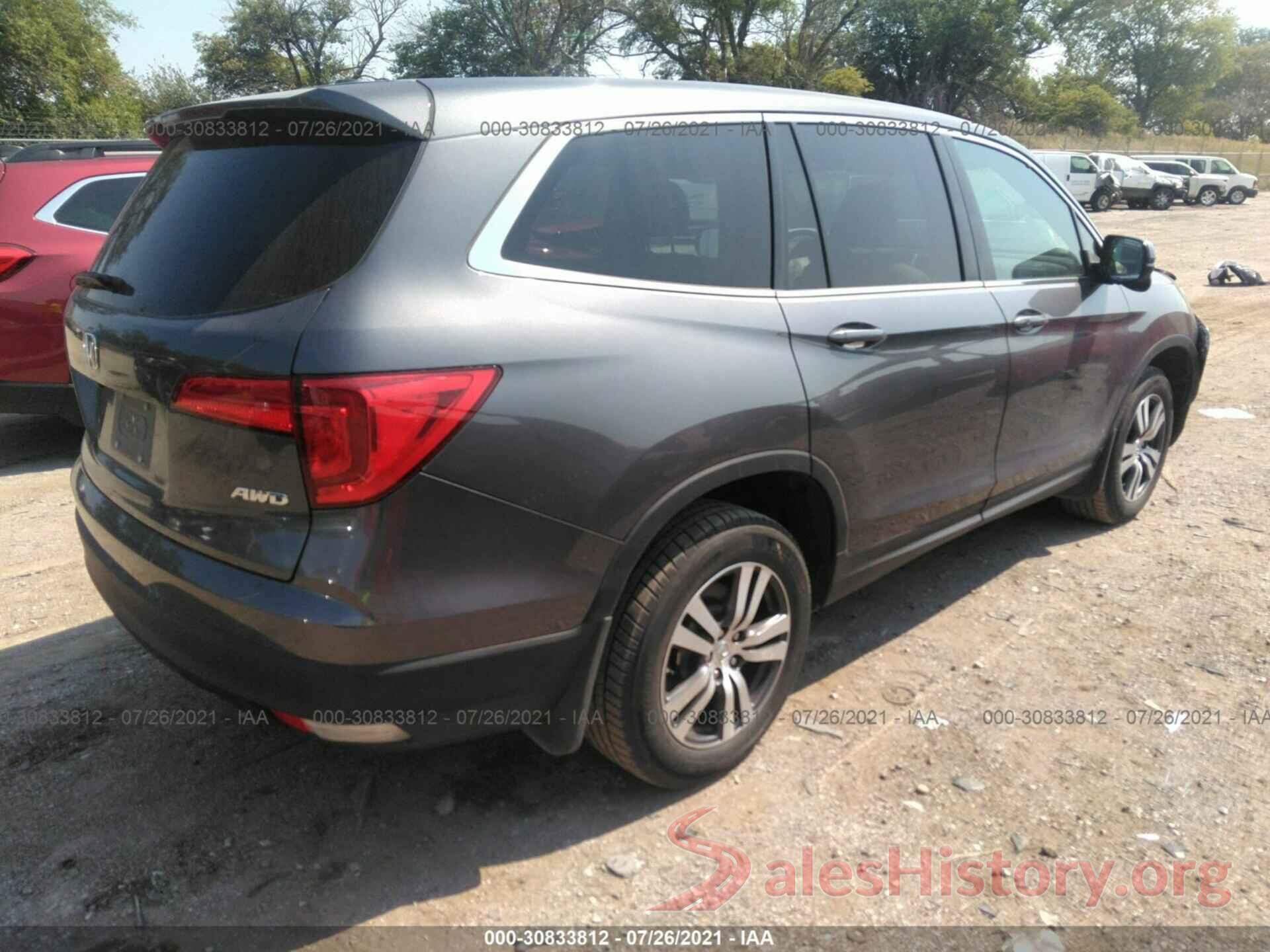 5FNYF6H34GB070194 2016 HONDA PILOT