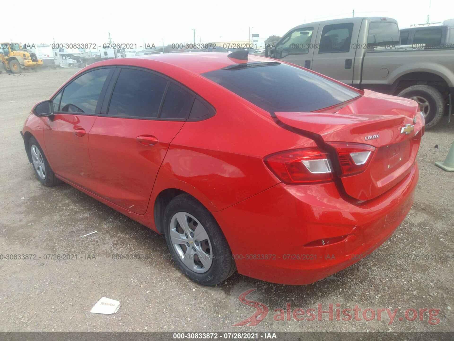 1G1BC5SM9J7220395 2018 CHEVROLET CRUZE