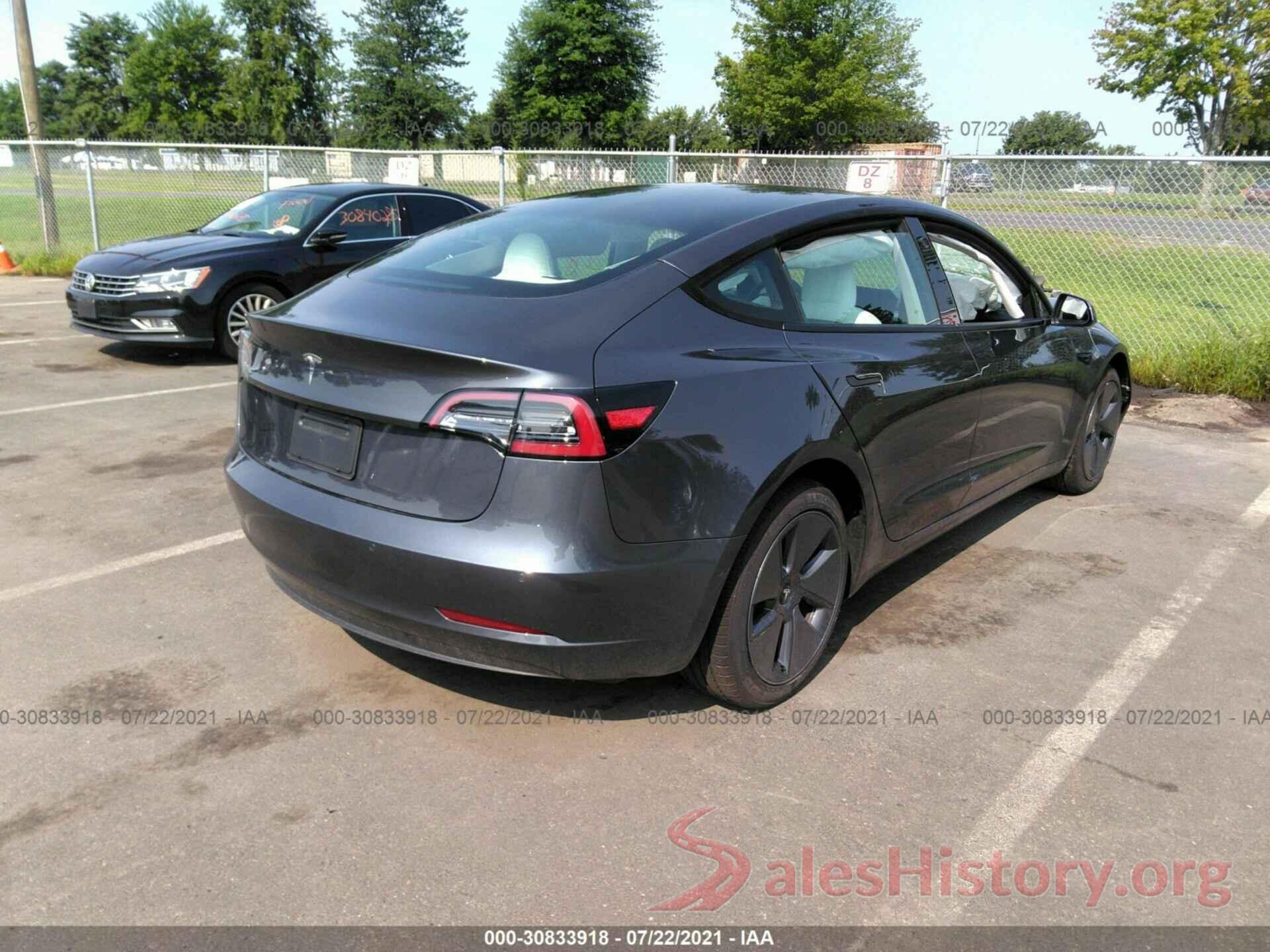 5YJ3E1EA1MF849082 2021 TESLA MODEL 3