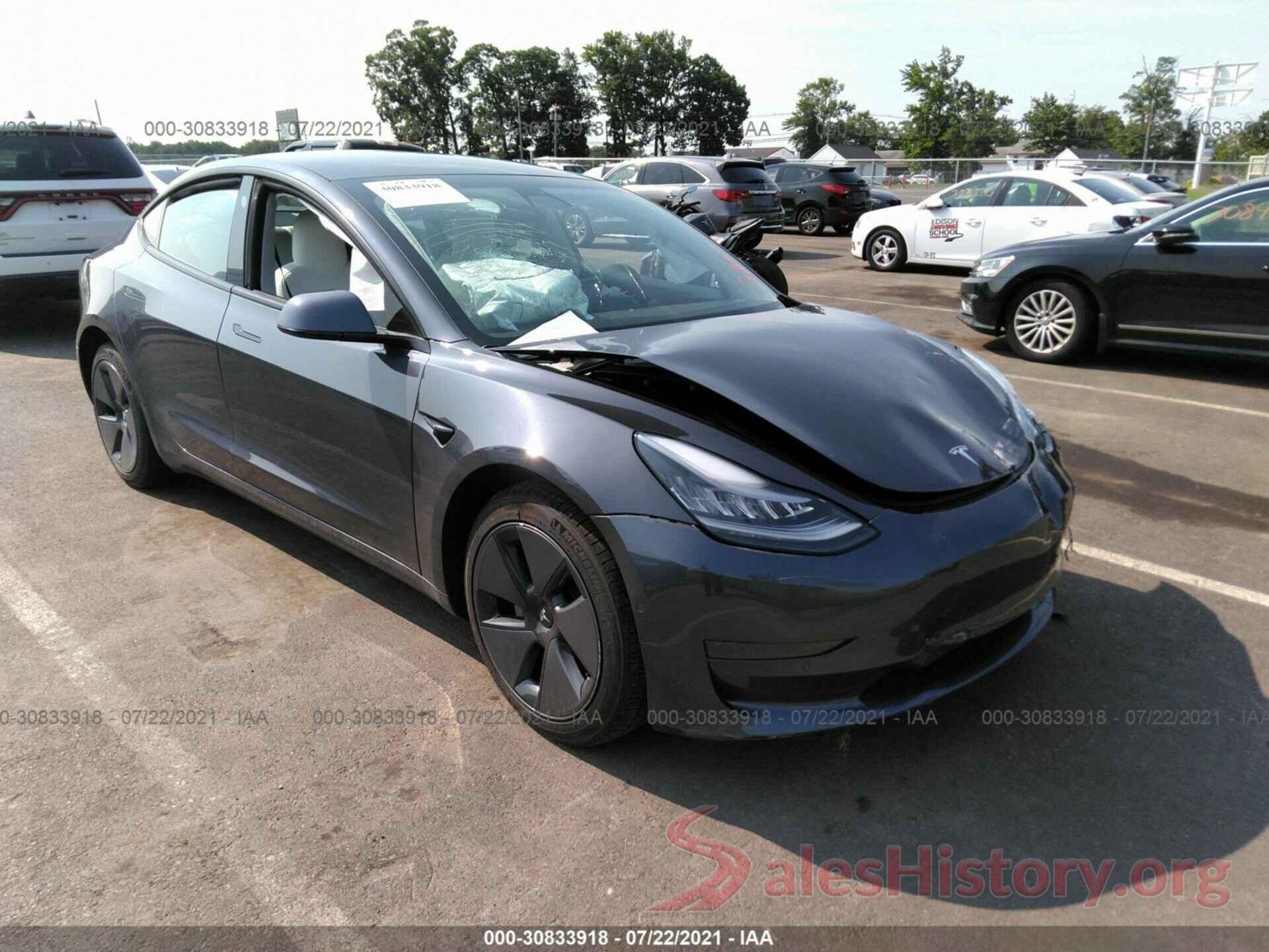 5YJ3E1EA1MF849082 2021 TESLA MODEL 3