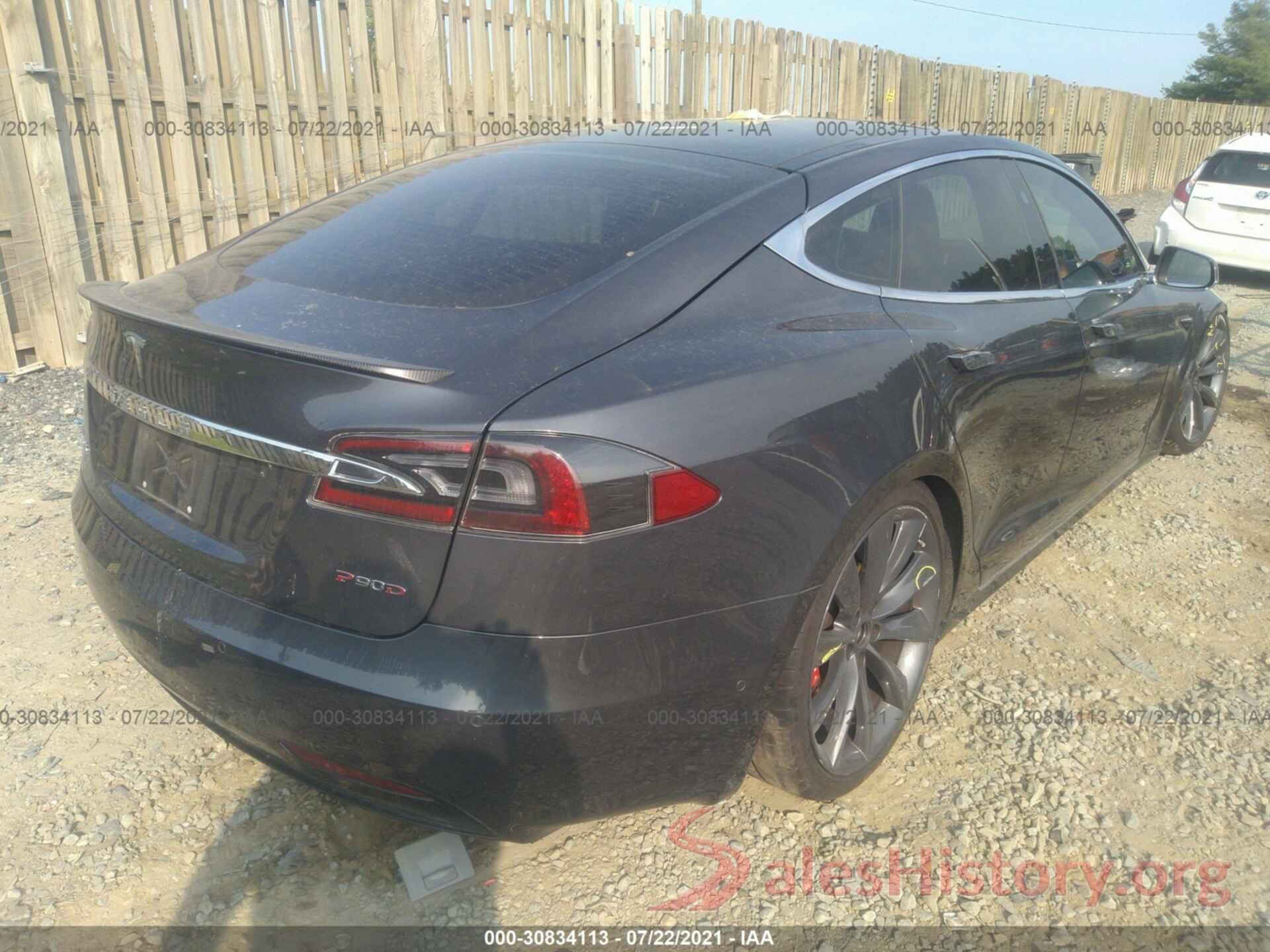 5YJSA1E4XGF170269 2016 TESLA MODEL S