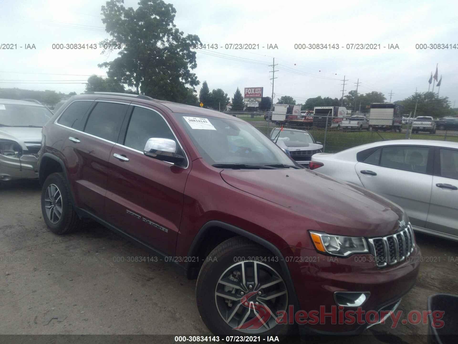 1C4RJFBG7MC552682 2021 JEEP GRAND CHEROKEE