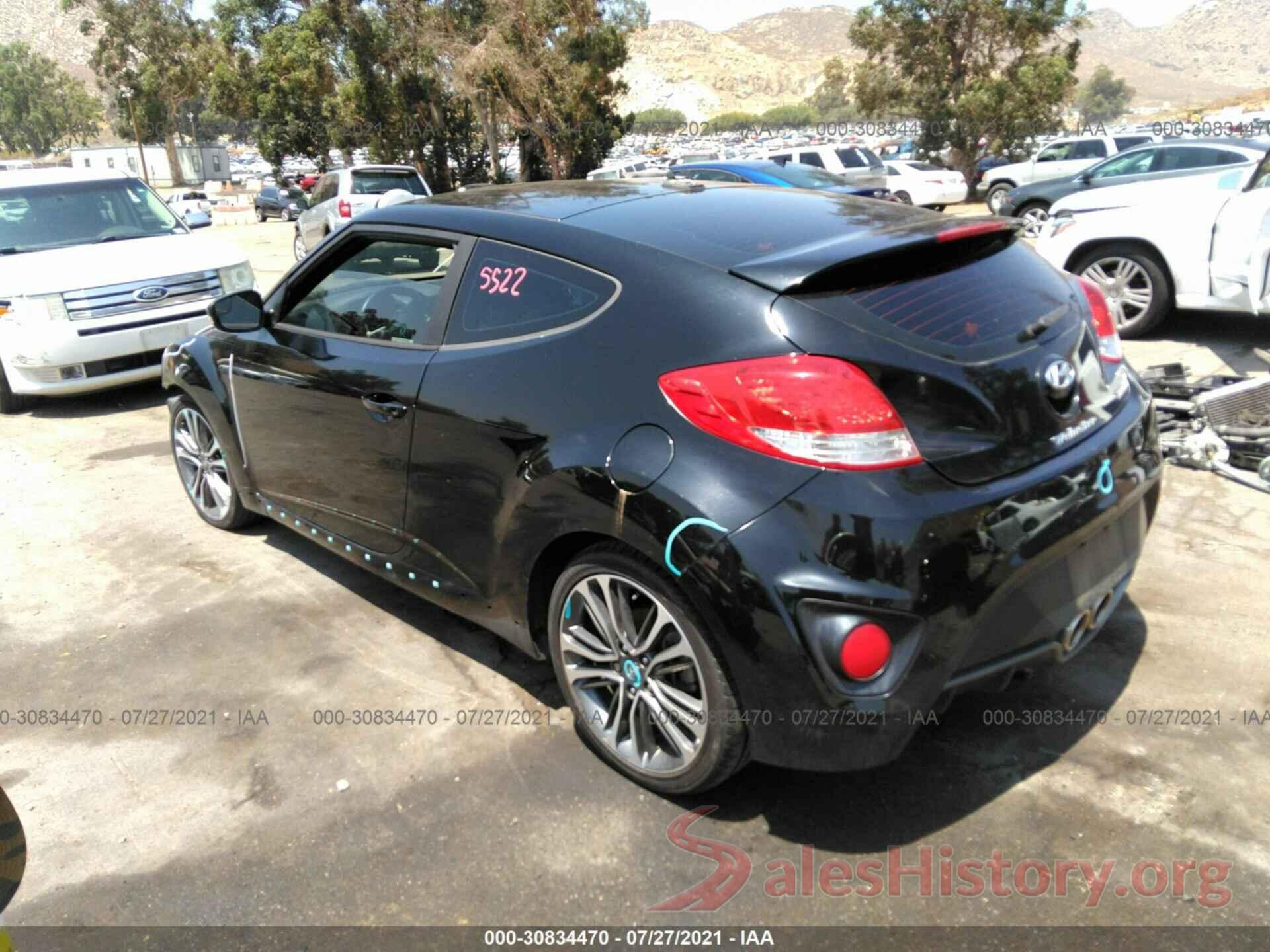 KMHTC6AE9GU295843 2016 HYUNDAI VELOSTER