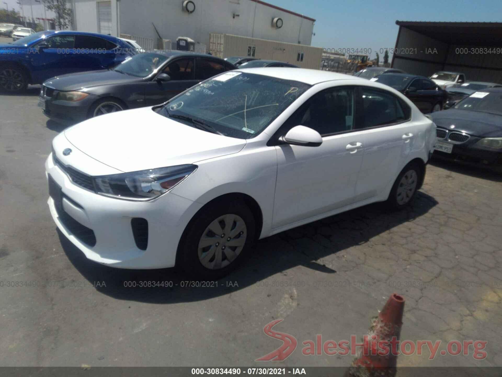 3KPA24AD4LE337421 2020 KIA RIO