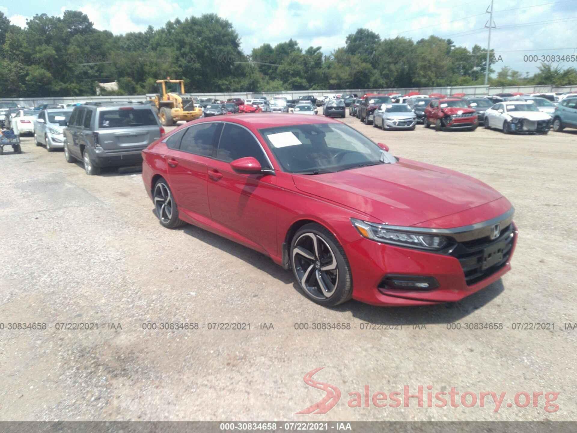 1HGCV1F33KA165349 2019 HONDA ACCORD SEDAN