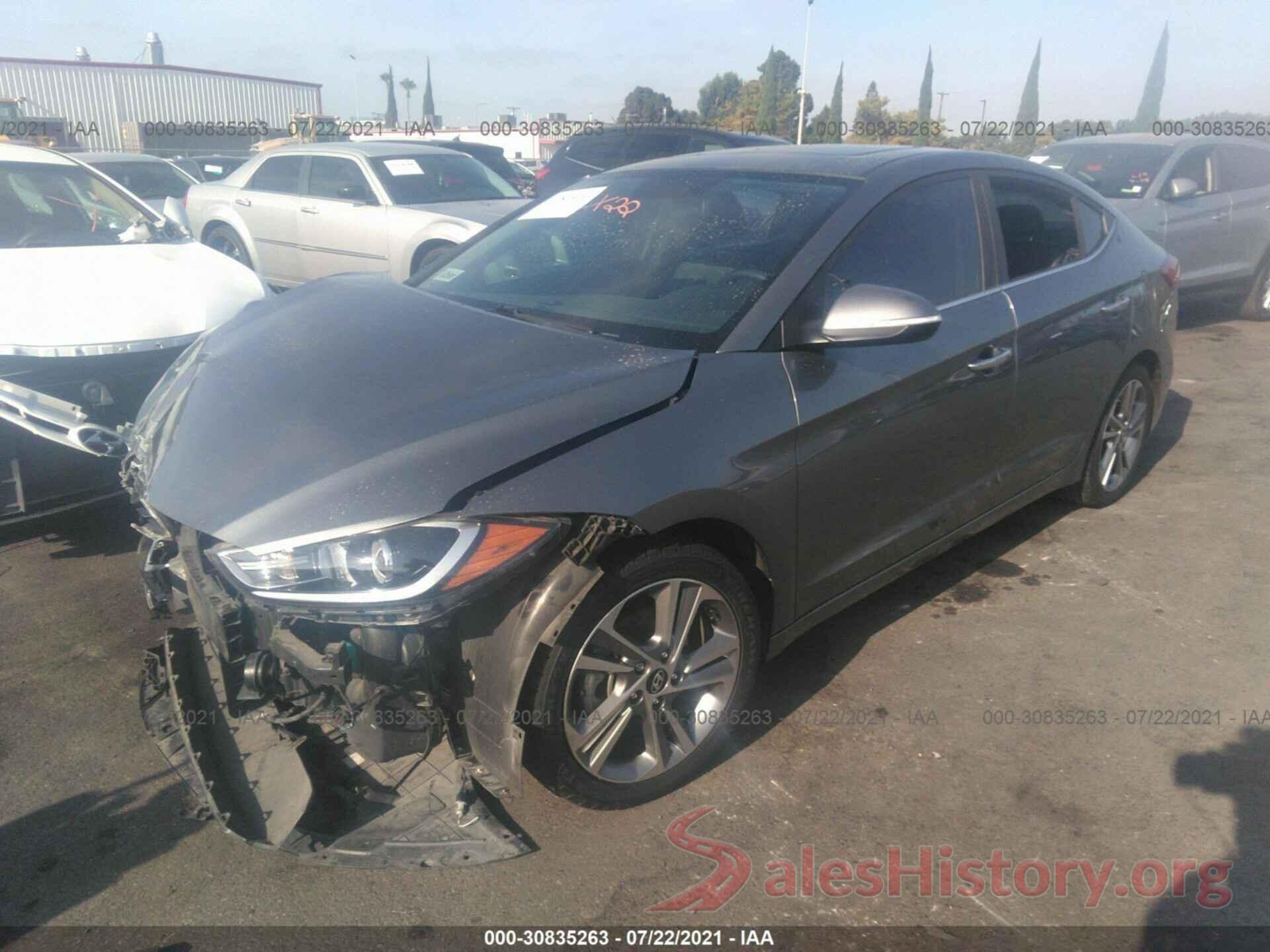 KMHD84LFXHU105193 2017 HYUNDAI ELANTRA