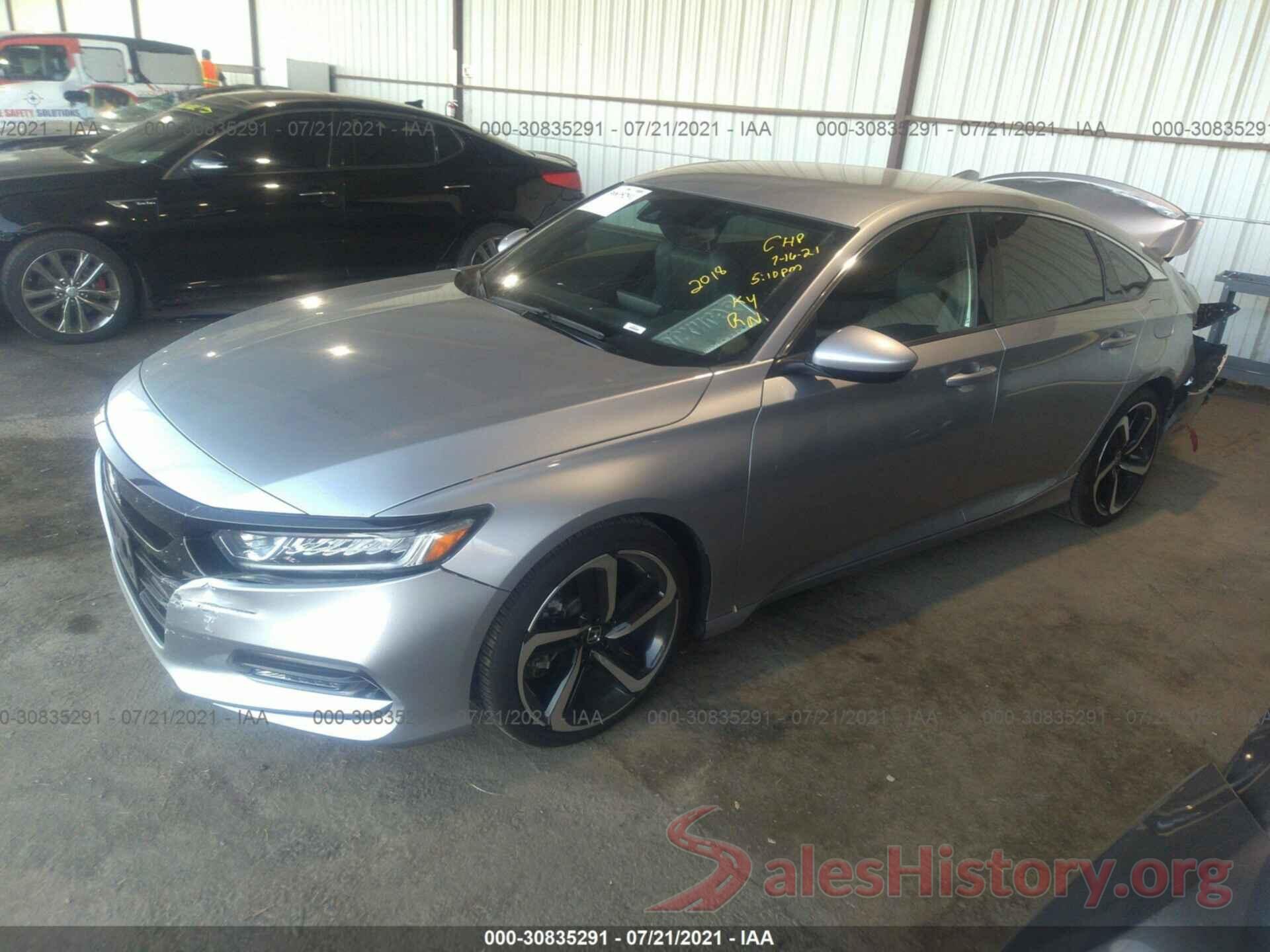 1HGCV1F37JA111311 2018 HONDA ACCORD SEDAN