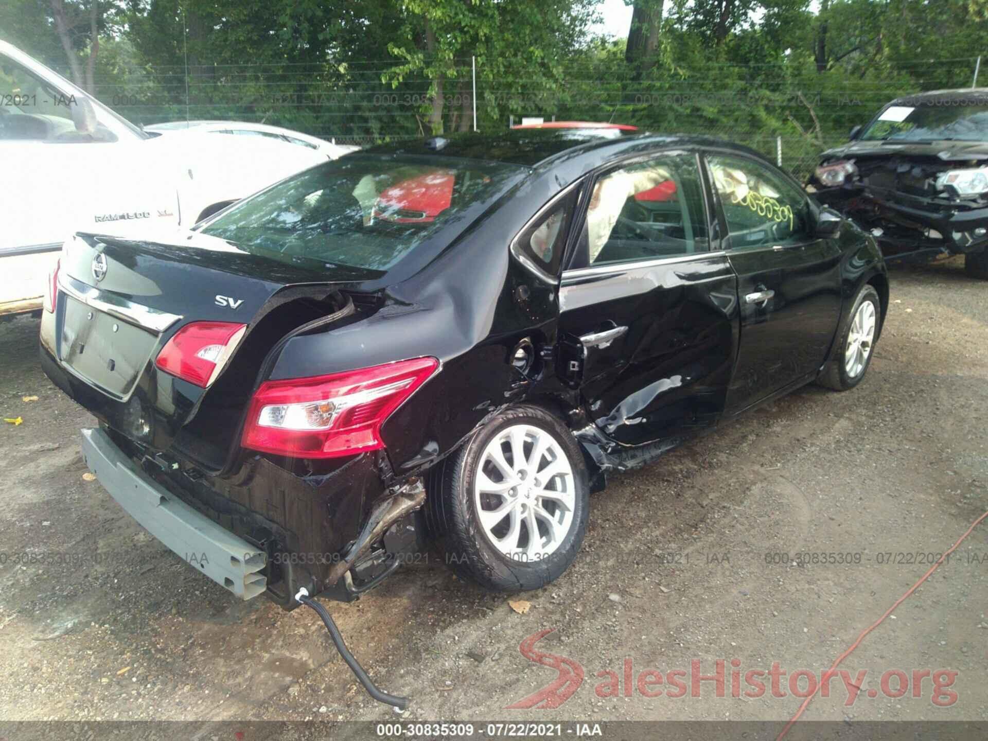 3N1AB7APXKY449636 2019 NISSAN SENTRA