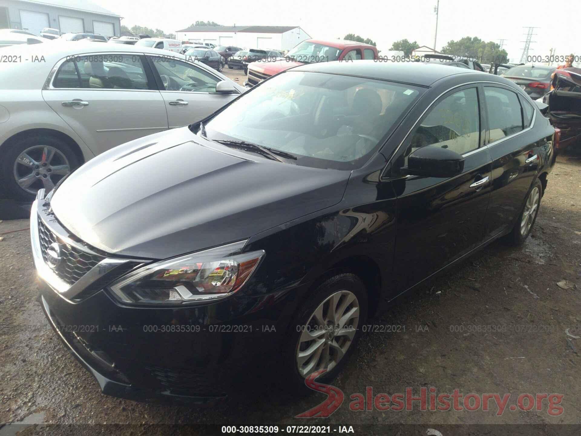 3N1AB7APXKY449636 2019 NISSAN SENTRA