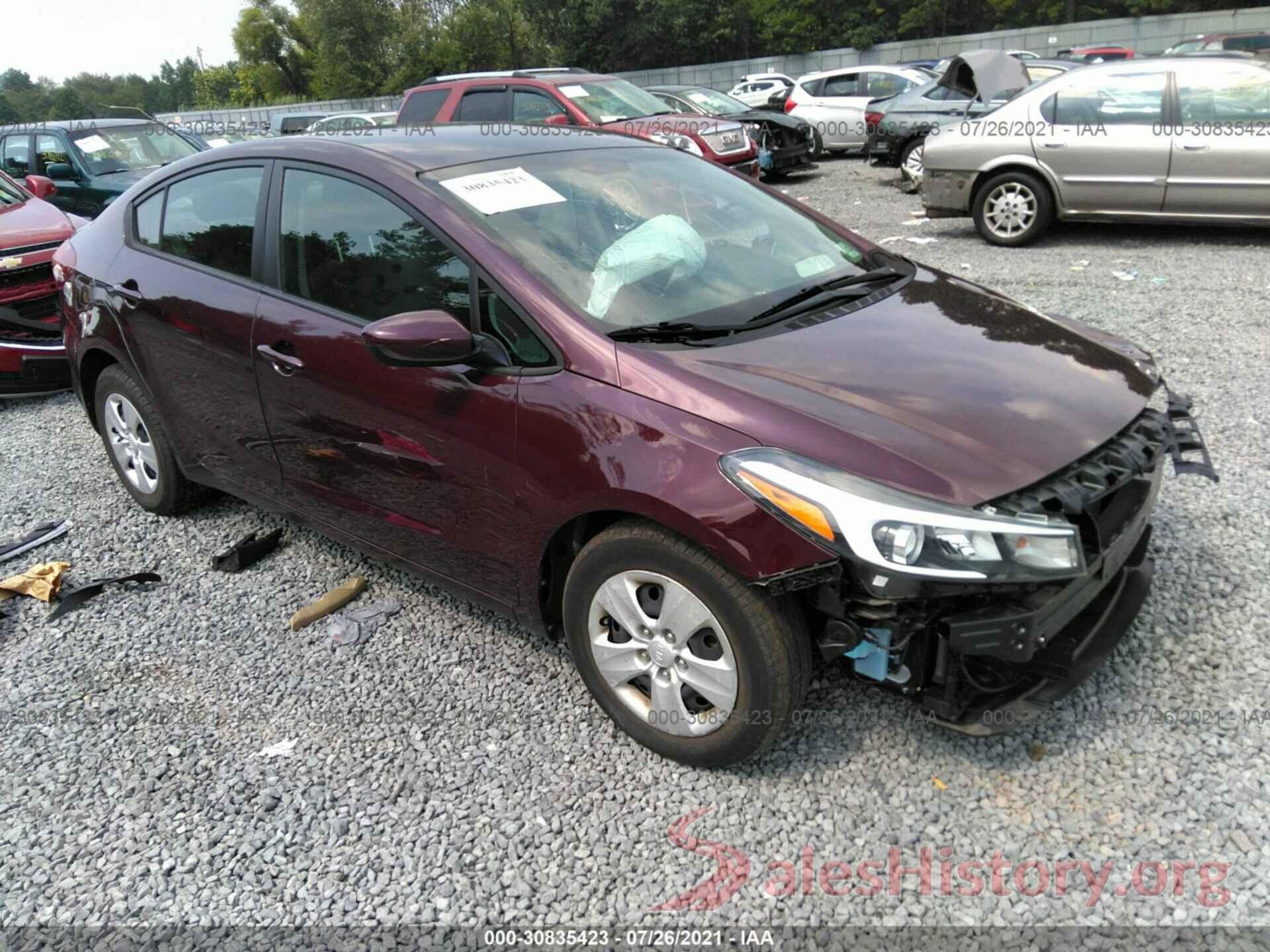 3KPFK4A73JE201164 2018 KIA FORTE