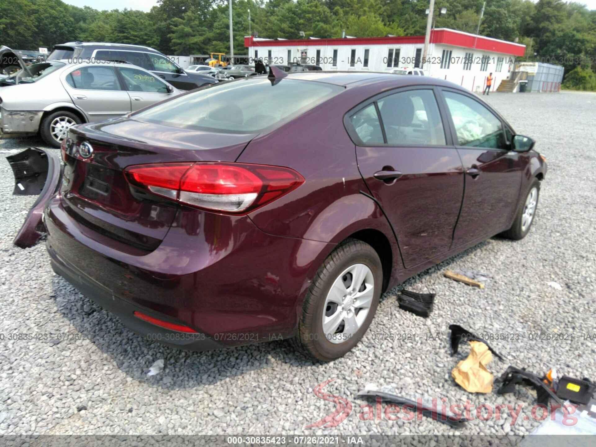 3KPFK4A73JE201164 2018 KIA FORTE