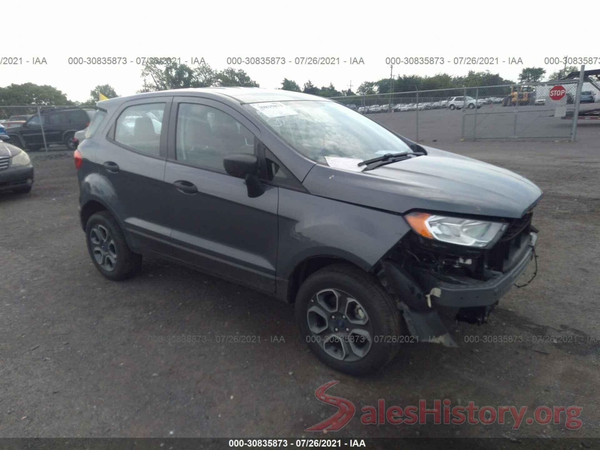 MAJ6S3FL8LC366658 2020 FORD ECOSPORT