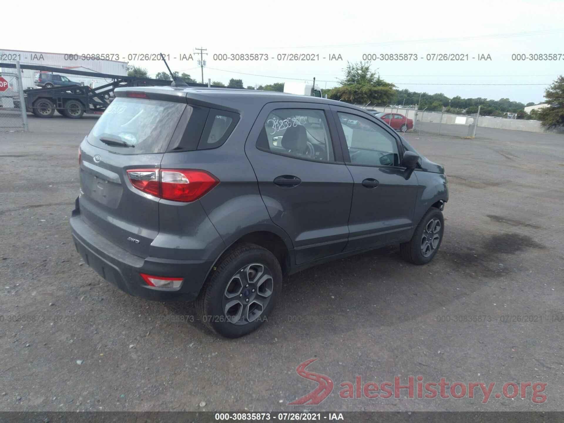 MAJ6S3FL8LC366658 2020 FORD ECOSPORT