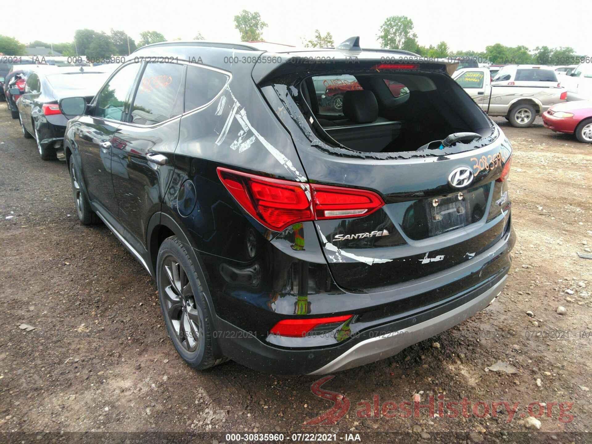 5NMZWDLA7HH041772 2017 HYUNDAI SANTA FE SPORT