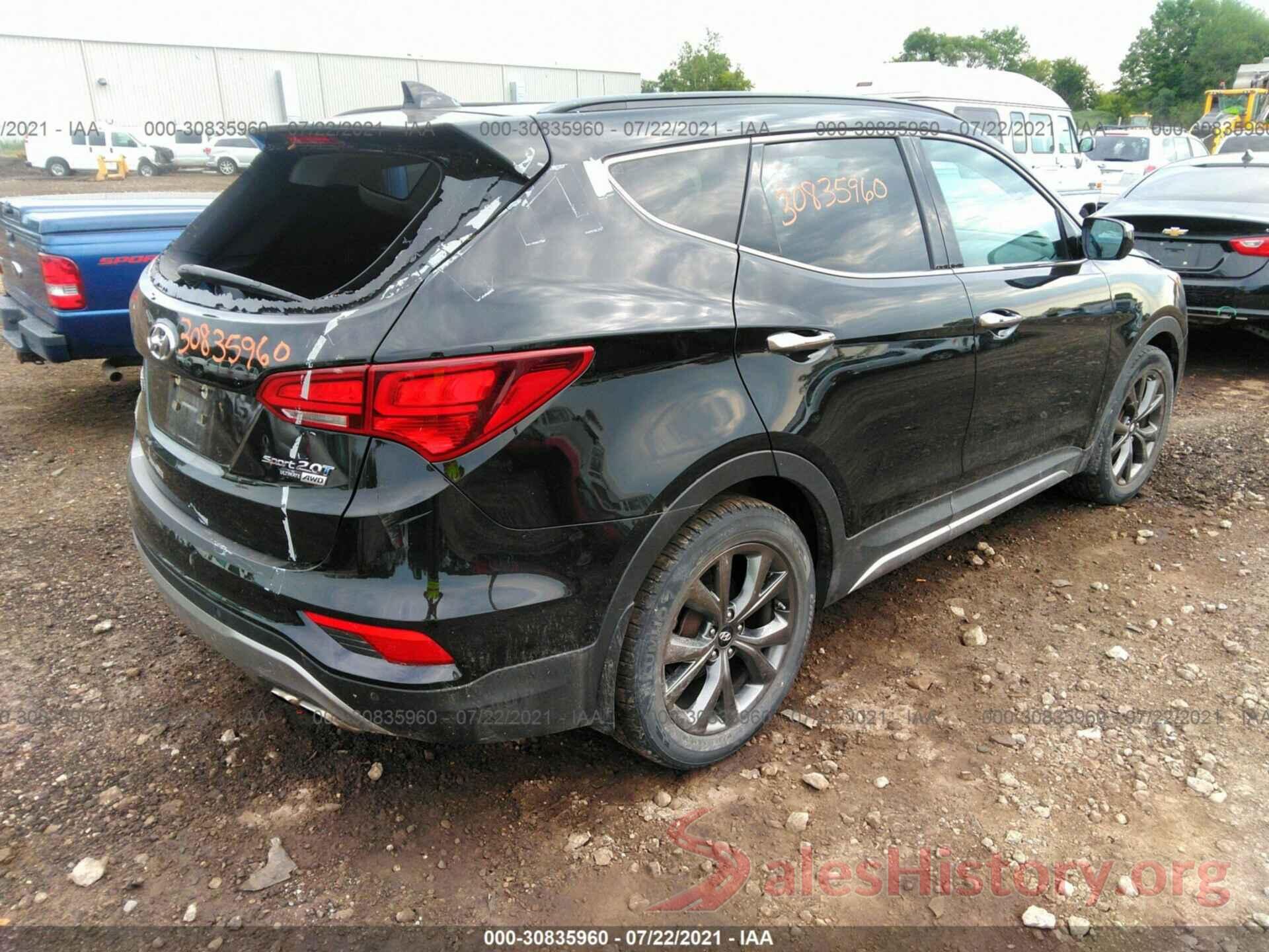 5NMZWDLA7HH041772 2017 HYUNDAI SANTA FE SPORT